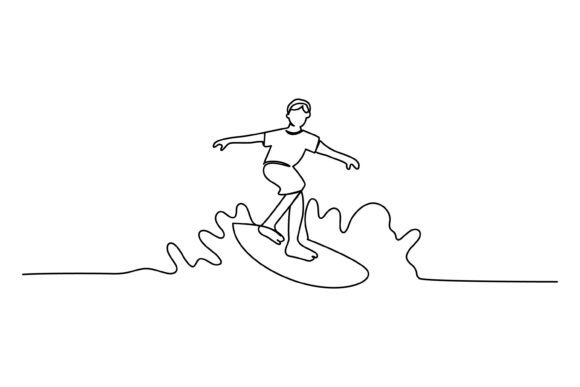 Continuous Line Design of a Man: Integrating Minimalist Assets into Professional Workflows