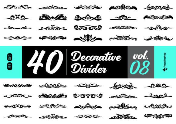 Elevating Design Layouts with the Vintage Ornamental Divider Bundle