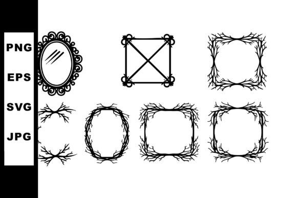 Elevating Digital Design with the Hand-drawn Vintage Frames Set