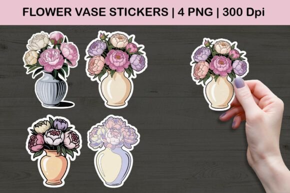 Flower Vase Bouquet Sticker Set: A Guide to Elevating Your Creative Projects