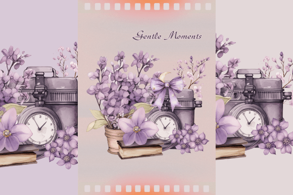Lavender Vintage Aesthetic Card: Integrating Nostalgic Design into Modern Creative Workflows