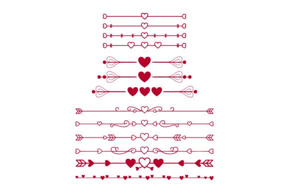 Romantic Love Divider Collection: Elevating Design with Elegant Visual Breaks