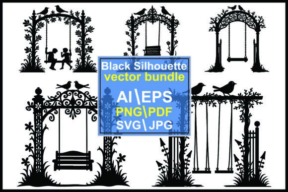 Silhouette Garden Swings Bird s Children: A Guide to Whimsical Outdoor Design