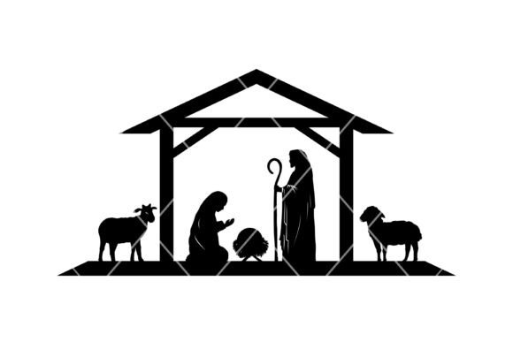 Silhouette of Christmas Nativity Scene: A Practical Guide for Designers and Creators