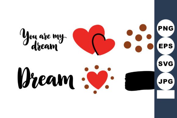 Strategic Design Decisions: Leveraging Romantic Love Hearts with Dream Text and for Brand Impact
