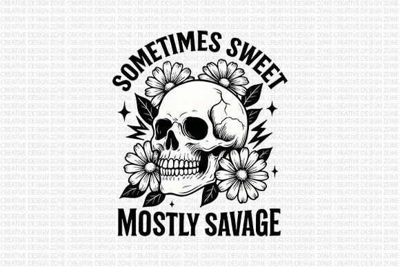 Sweet but Savage Skull PNG: A Practical Asset for Edgy Design