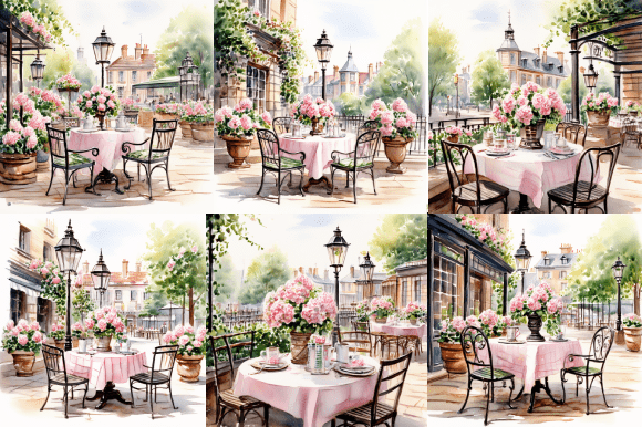 The Art of Atmosphere: Understanding Romantic Watercolor Café Scenes in Modern Design