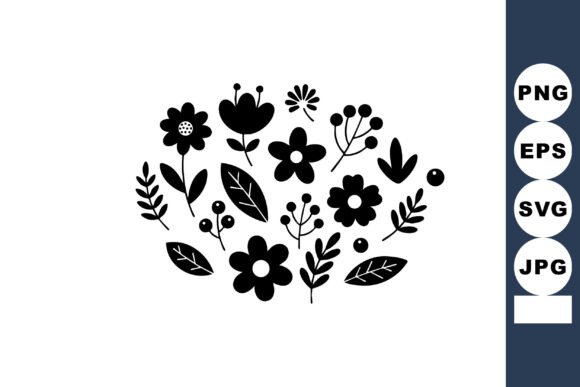 Unlocking Creative Potential with Black Floral Silhouettes